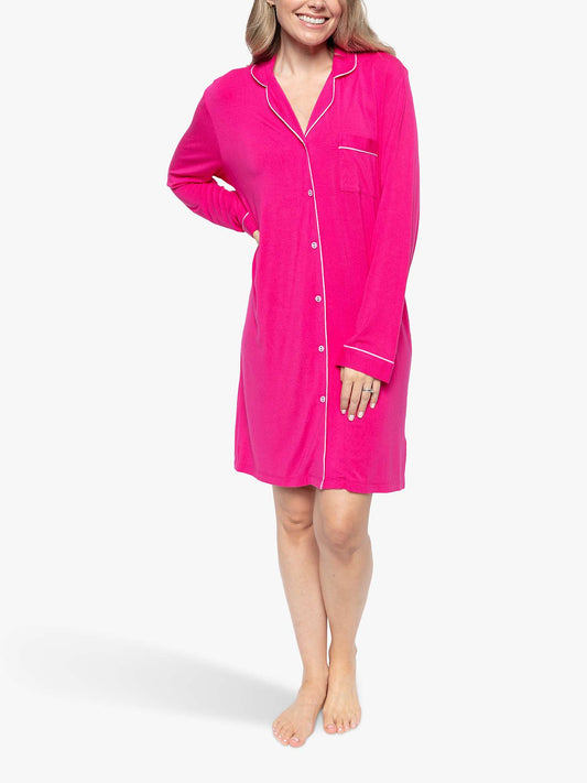 Carrie Pink Knit Nightshirt 9064