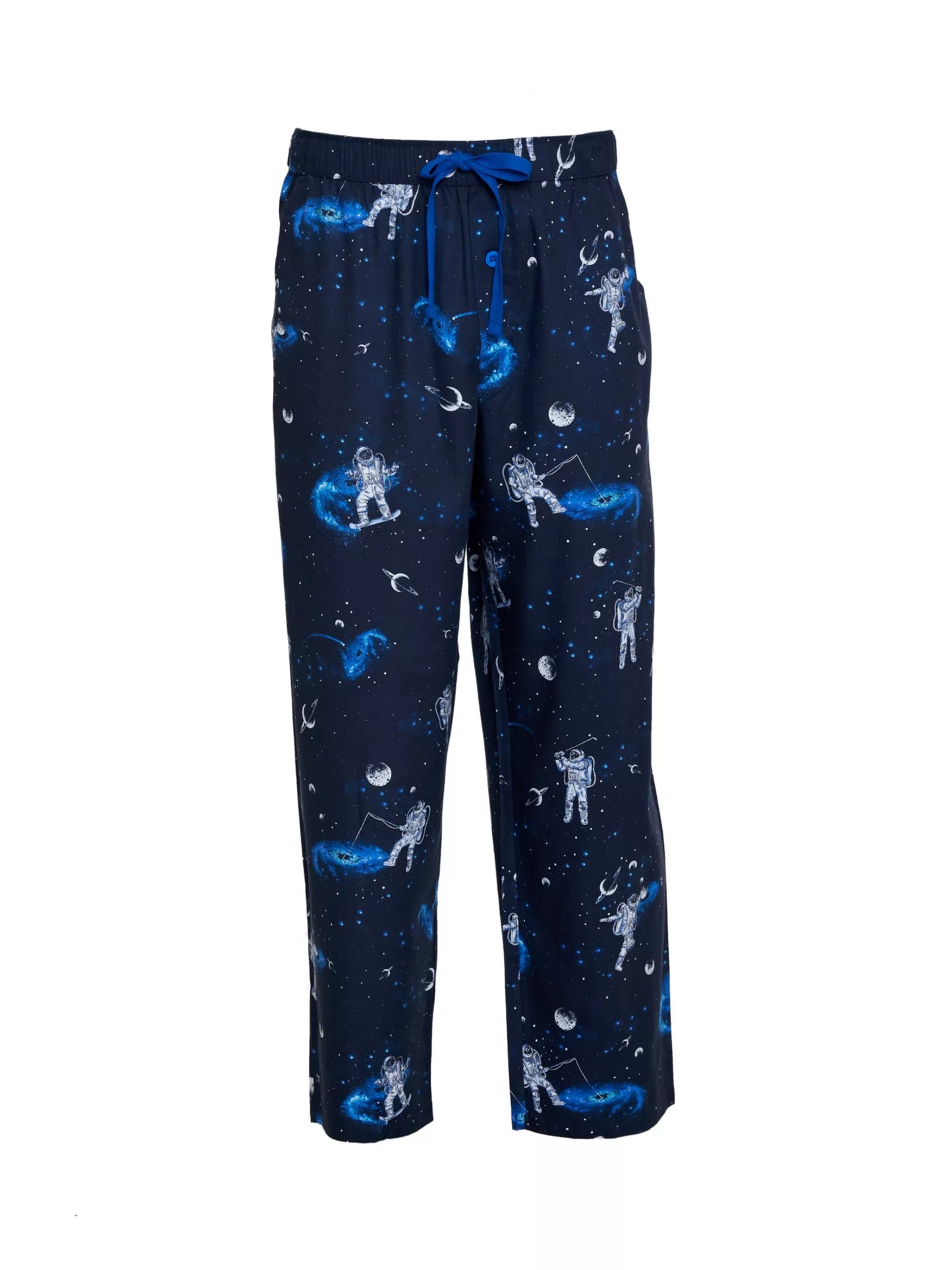 Mens Navy Astronaut Print Pyjama Pant 6972