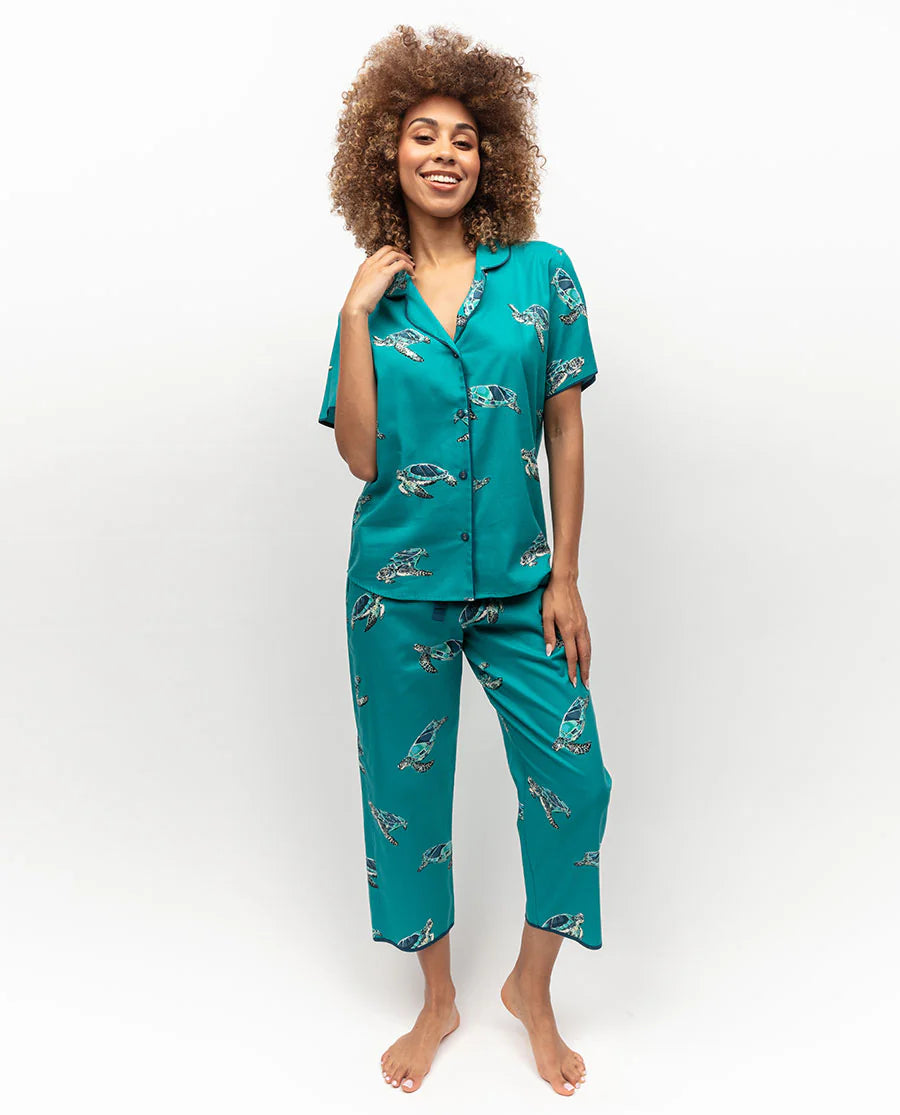 Cove Green Turtle Pyjama Set 0201/0202
