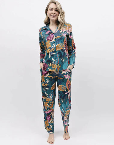 Maple Teal Leaf PJ Set 9892/9893