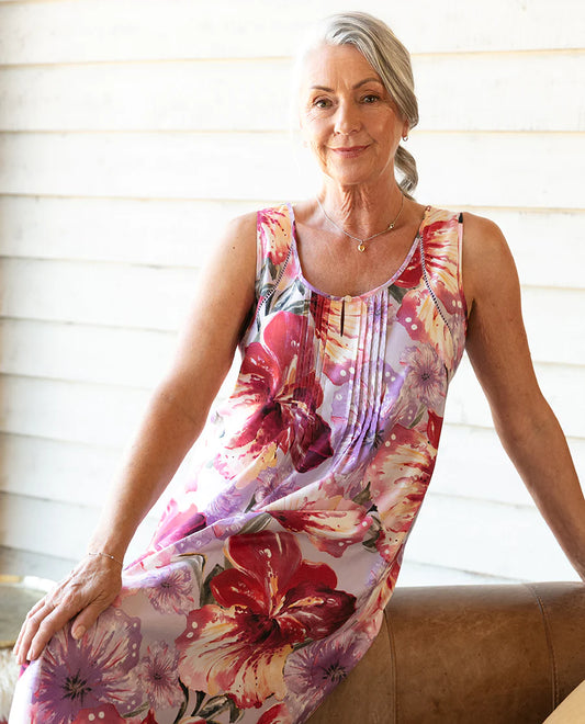 Nora Rose Maeve Floral Long Nightgown 1797