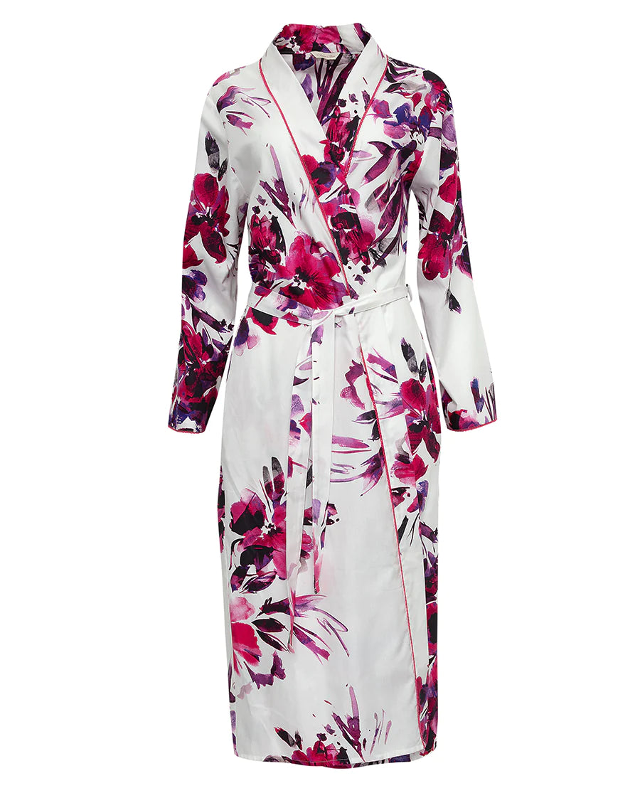 Nora Rose Delilah Floral Long Robe 1823