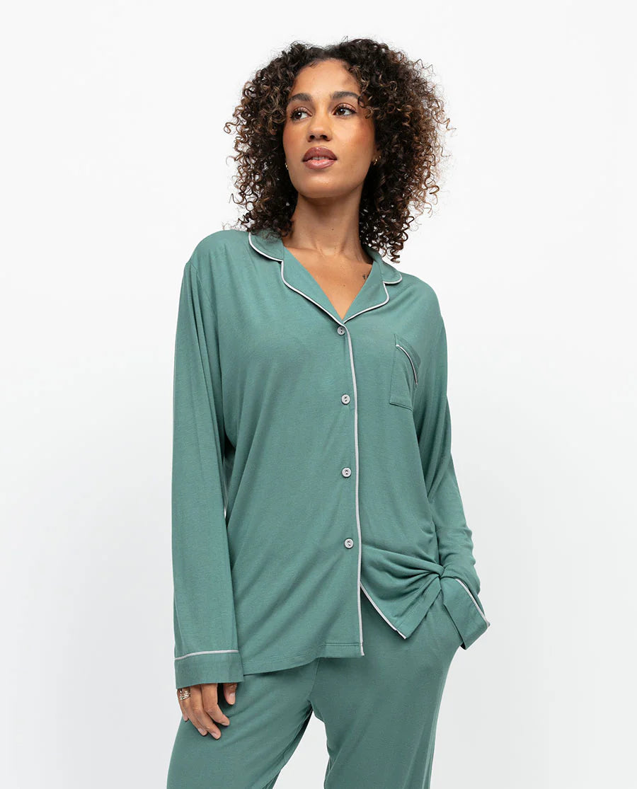 Kallie Sea Green Jersey Pjyama Set 5257/5259