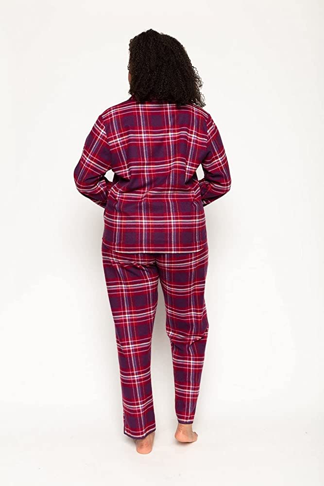 Clarissa Check Flannel Pyjama Set 9471/ 9472