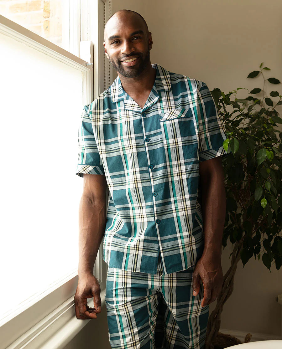 Cove Teal Mix Pyjama Set 6985/6986