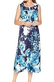 Nora Rose Jolene Floral Print Long Nightgown 1628