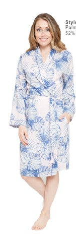 Isla Tropical Print Robe