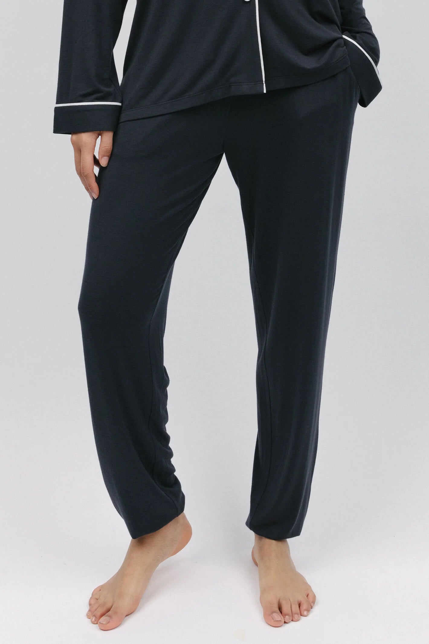 Nicole Charcoal Knit PJ Set 9877/9878