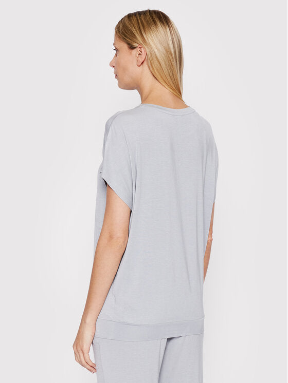 Carly Light Grey Knit Pyjama Set 9140