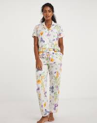 Nora Rose Lorelei Cream Hummingbird Pjyama Set 1921