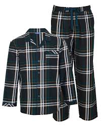 Blake Black Plaid Pyjama Set 6976/6977