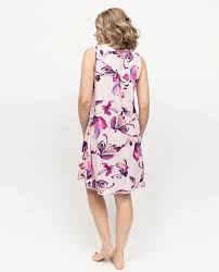 Colette Pink Floral Jersey Nightdress 0411