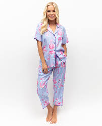 Zoey Blue Flamingo Pyjama Set 0181/0182