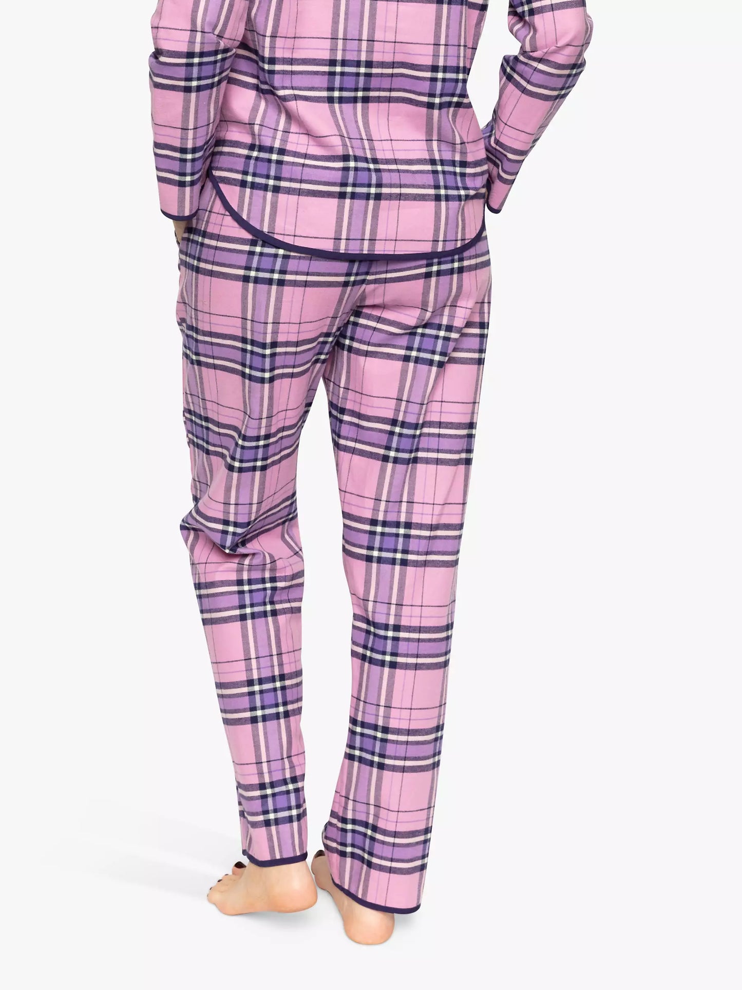 Violet Lilac Plaid Pyjama Pant