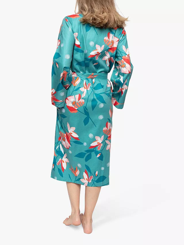 Coco Floral Print Long Robe