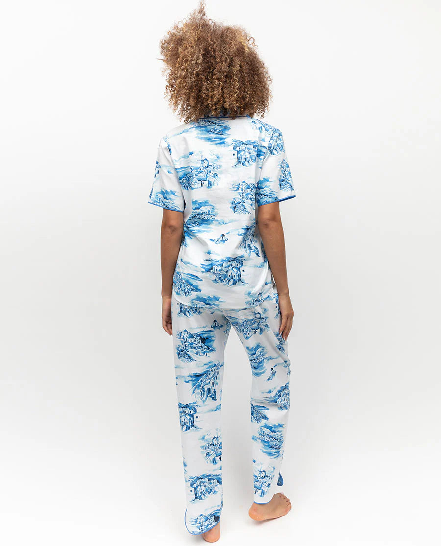 Donna White Santorini Pyjama Pant 0232