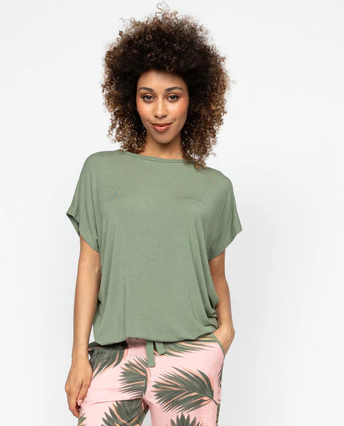 Lea Green Slouch PJ top 0700