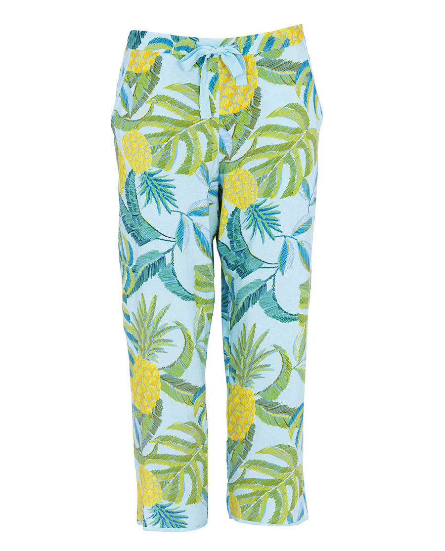 Paige Blue Pineapple Jersey PJ Set 0766/0767