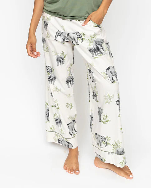 Eloise Cream Elephant PJ Bottoms 0777