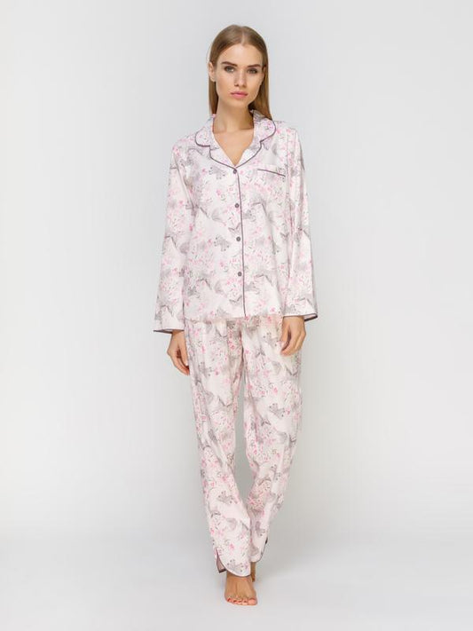 Sienna Pink Butterfly Pjama Pant