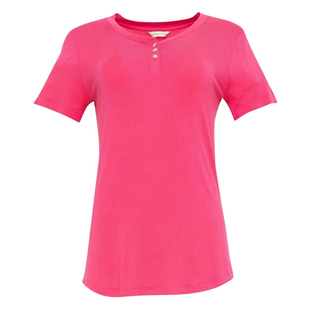 Lola Pink Placket Knit Top