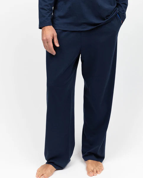 Marina Mens Navy Jersey PJ Pants 3155