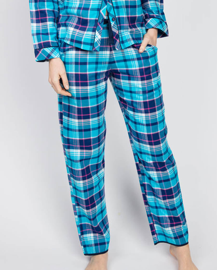 Charlotte Flannel Plaid Pyjama Set