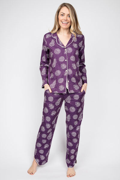 Margo Pinecone Print Pyjama Set