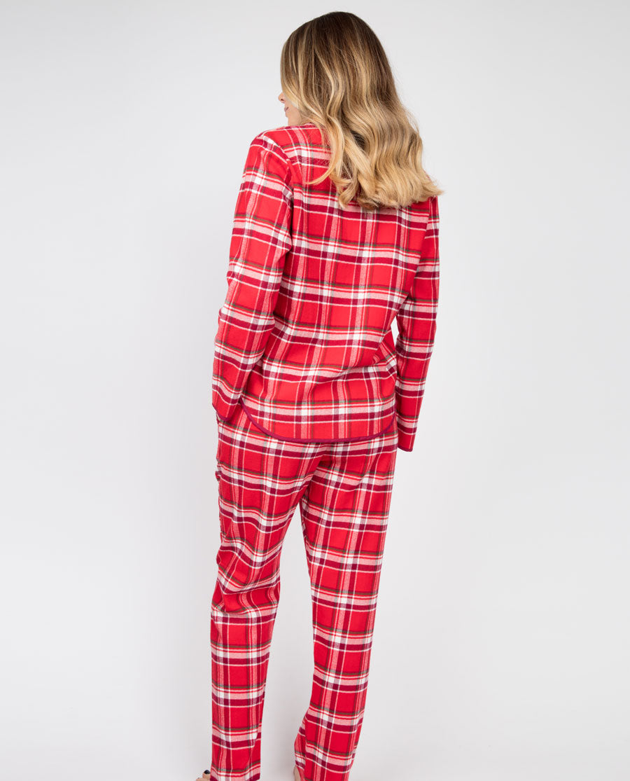 Robyn Flannel Plaid Pyjama Set