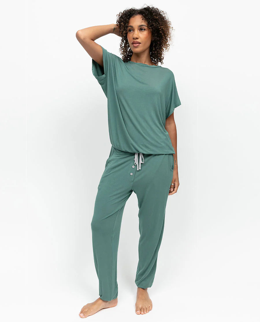 Kallie Sea Green Slouch Pjyama Set 5258/5259
