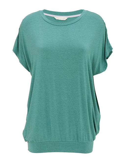 Kallie Sea Green Slouch Cap Pyjama Top 5258
