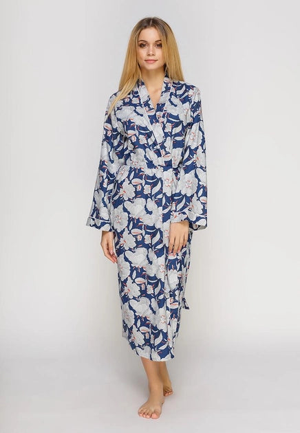 Zoe Long Print Robe