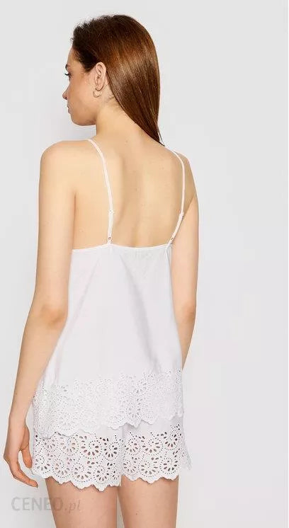 Leah Eyelet Trim Cami