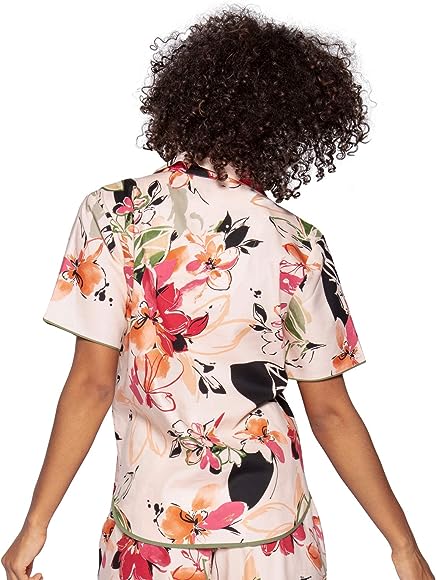 Natalie Floral Cotton Pyjama Top