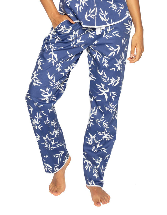 LIbby Bamboo Leaf Print Pant 4769