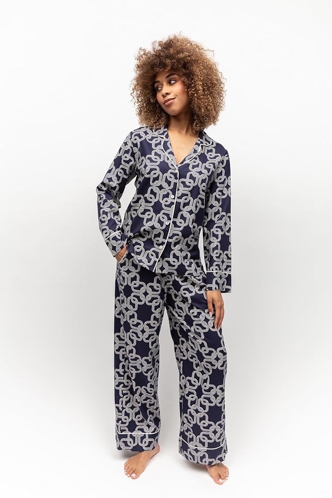 Avery Chain Print Pyjama Set  0075/0076