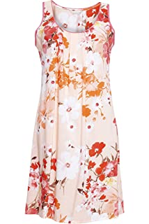 Darcie Coral Floral Print Short Nightgown