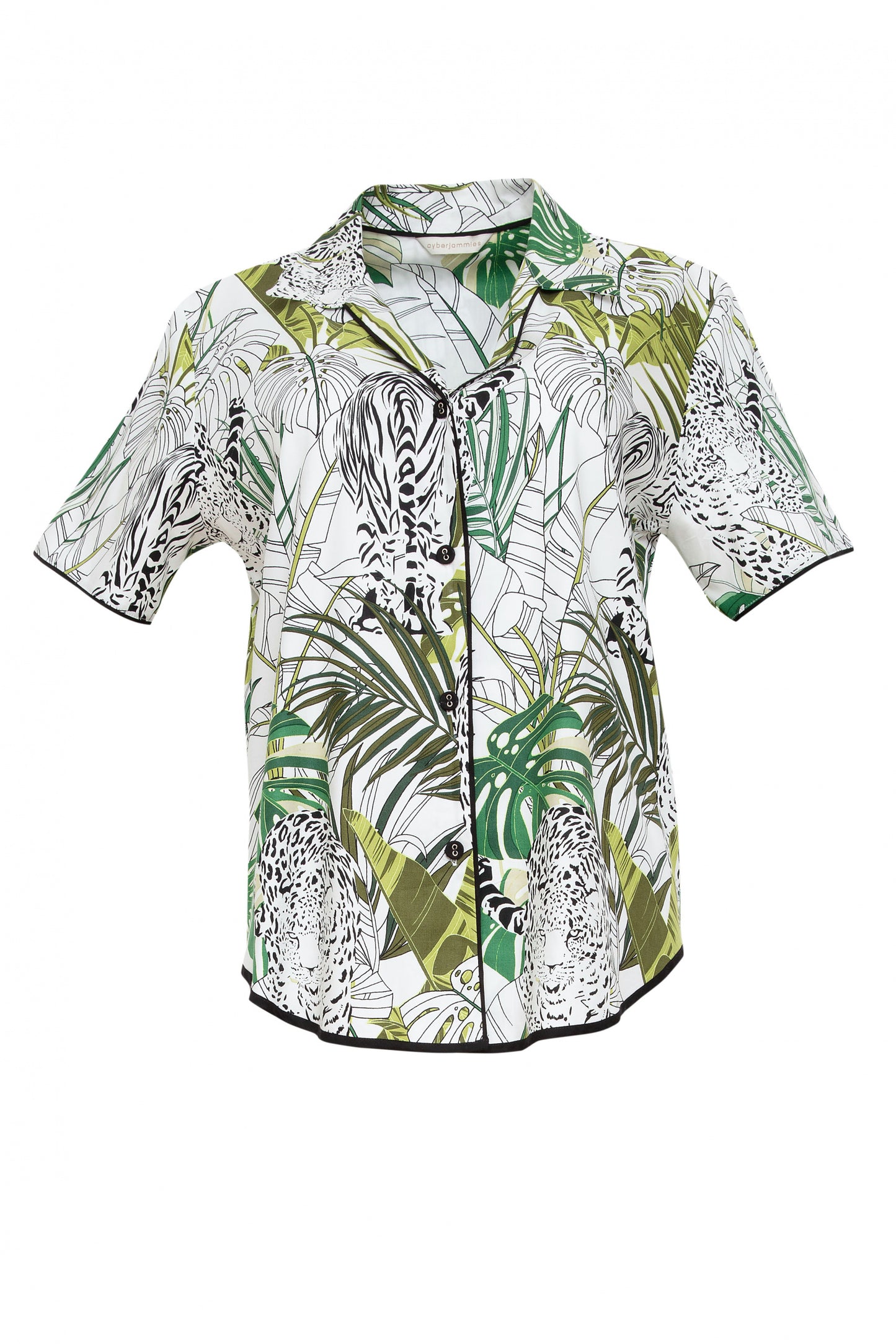 Tasmin Palm Leaf Print Pyjama Top