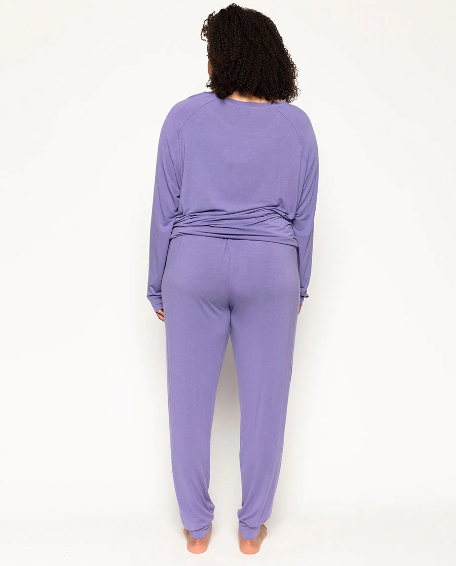 Camila Lilac Knit Slouch Pyjama Set