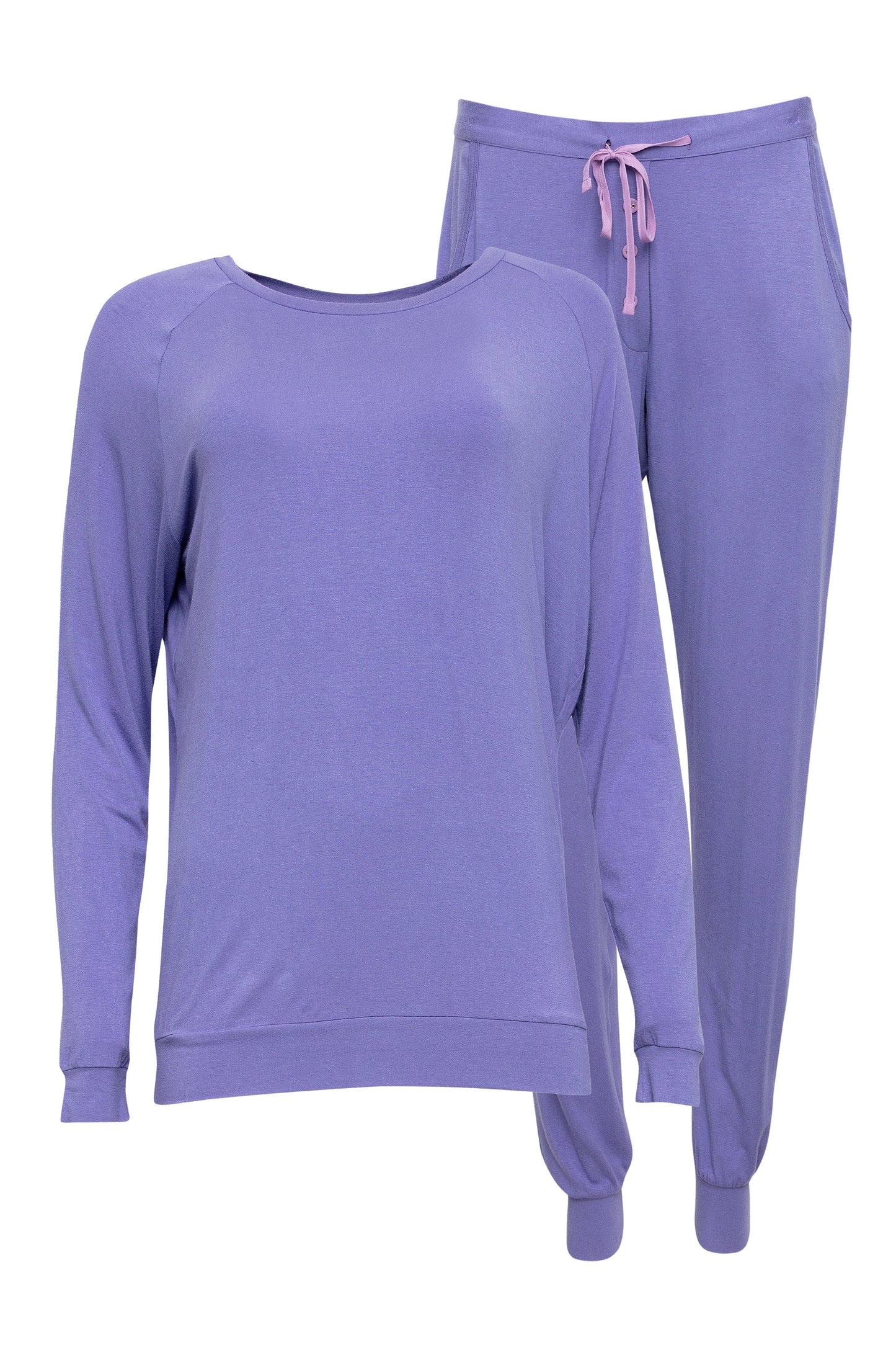 Camila Lilac Knit Slouch Pyjama Set