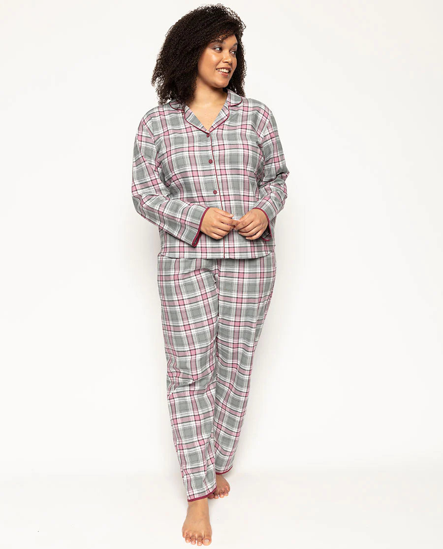 Jessica Grey Check Pyjama Set