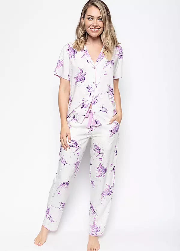 Tilly Turtle Print Pyjama Set