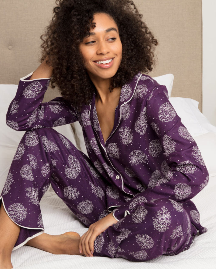 Margo Pinecone Print Pyjama Set