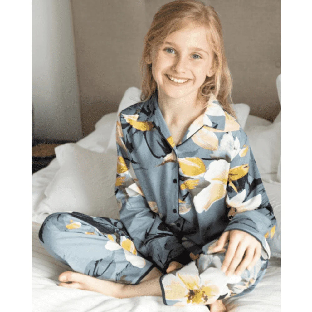 Rachel Grey Floral Print Mini Jammies Set