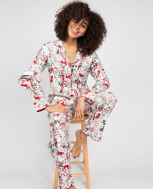 Robyn  Forest Print  Pyjama Set