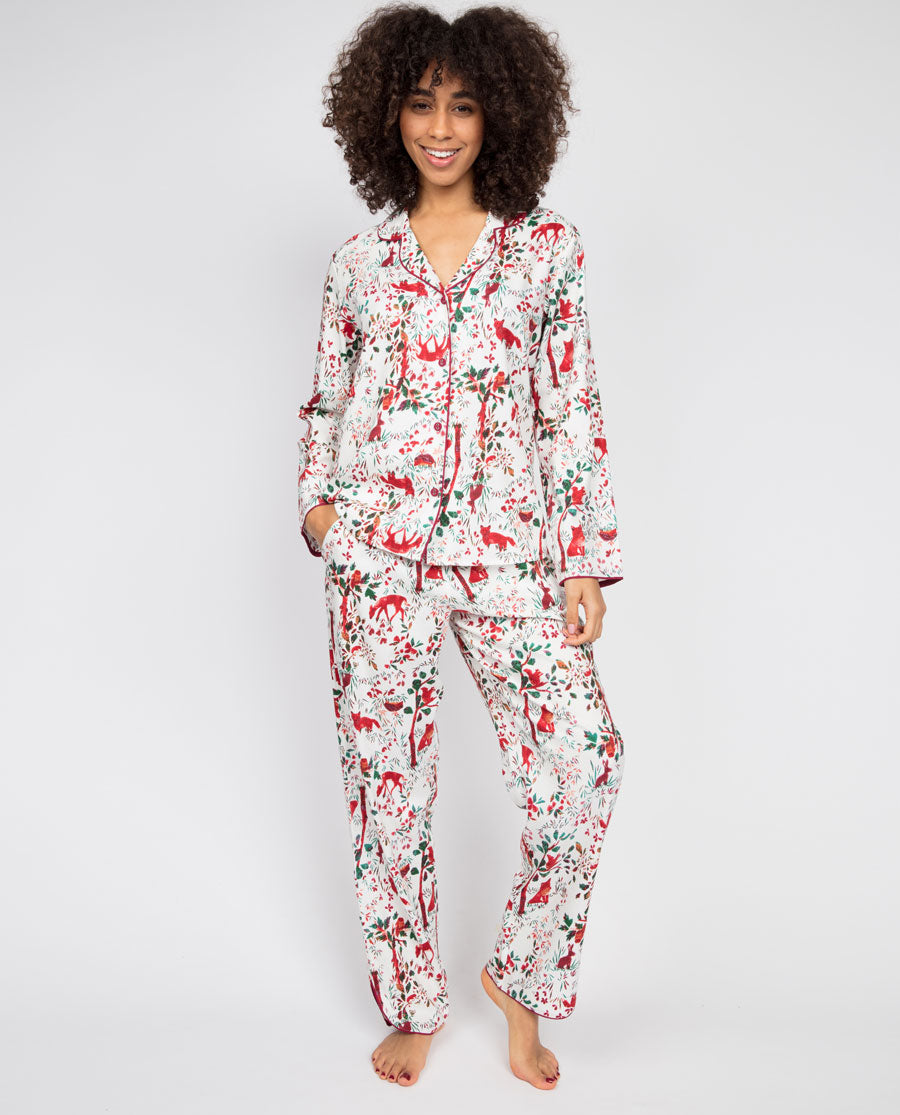 Robyn  Forest Print  Pyjama Set