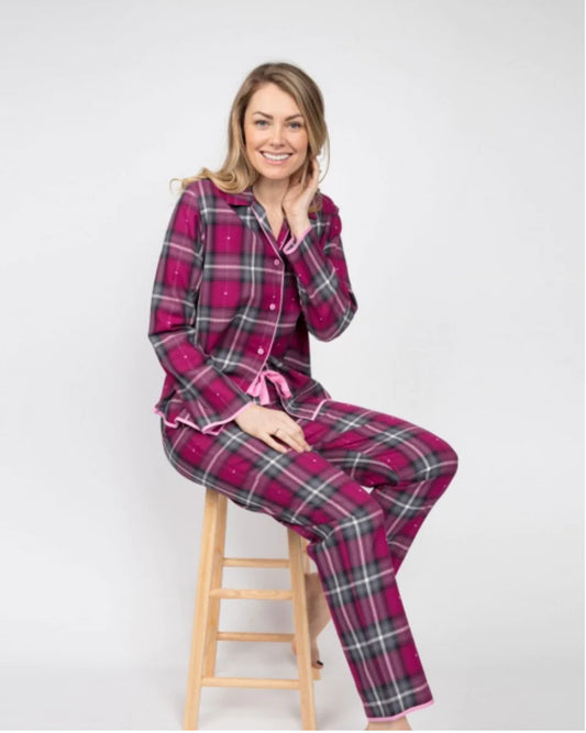 Natasha Dobby Check Pyjama Set