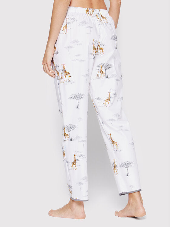 Carly Giraffe Print Pyjama Pants