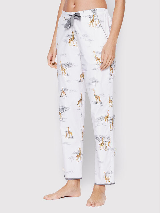 Carly Giraffe Print Pyjama Pants