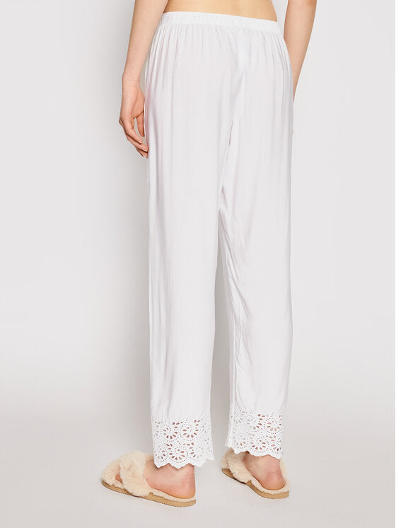 Leah Eyelet Trim Pyjama Pant #4836